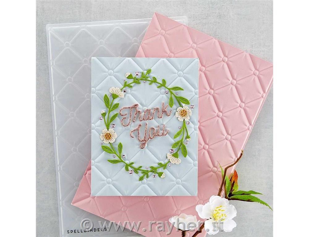 Teksturna plošča 3D Spellbinders, Tufted