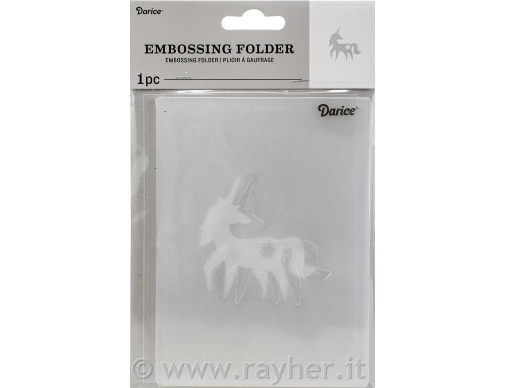 Cartella per embossare DARICE, Unicorn
