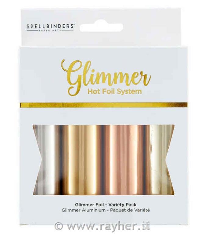 Glimmer Foil, set 4, Satin Metallics