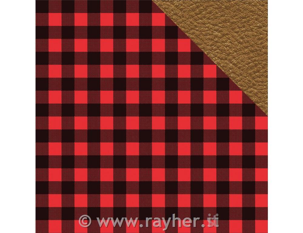 Carta scrapbook Hunter's Plaid