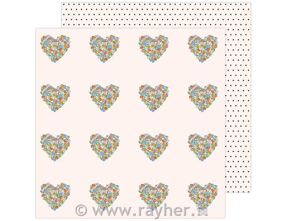 Scrapbooking papir You have my heart 30,5x30,5 cm