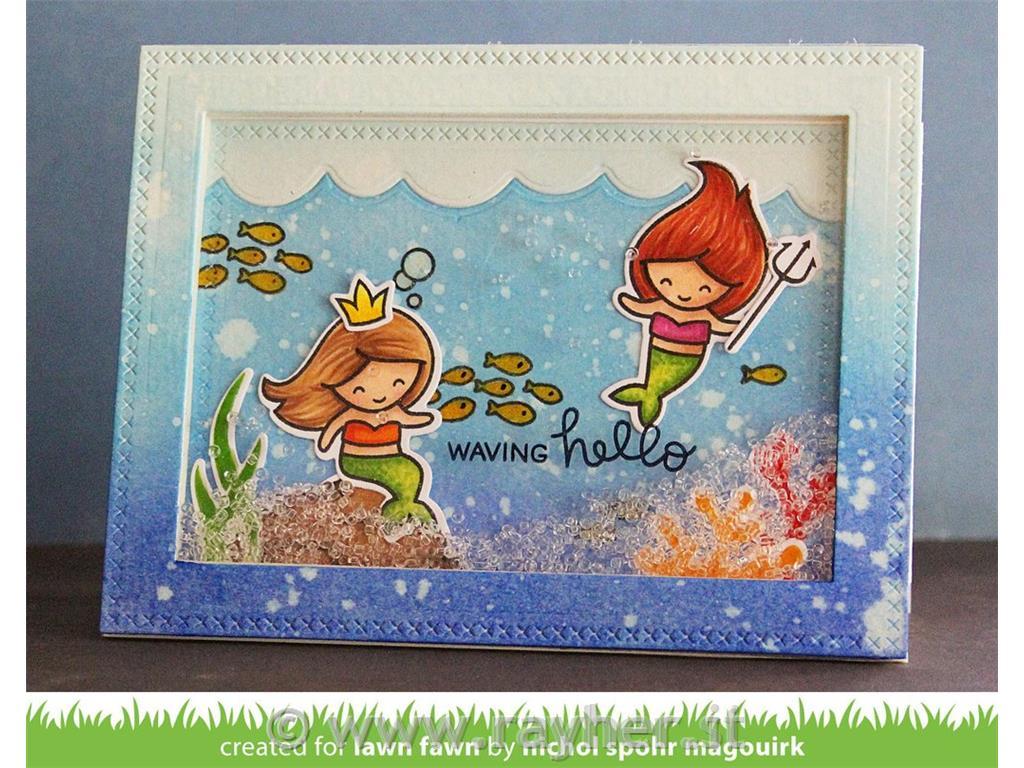 Štampiljke Lawn Fawn,Mermaid For You