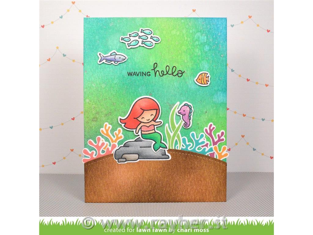 Štampiljke Lawn Fawn,Mermaid For You
