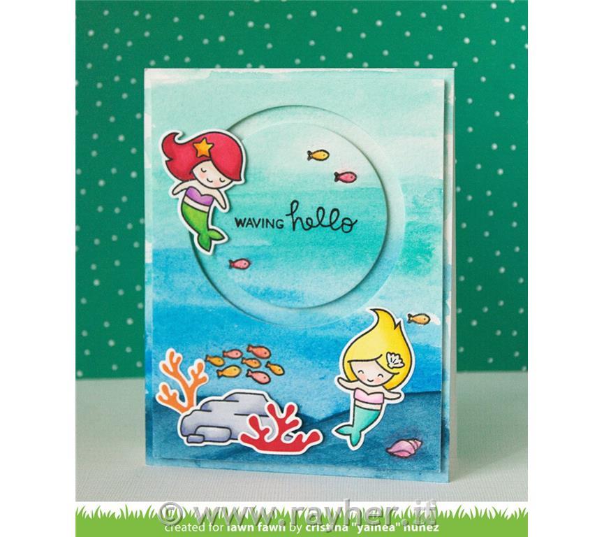 Štampiljke Lawn Fawn,Mermaid For You