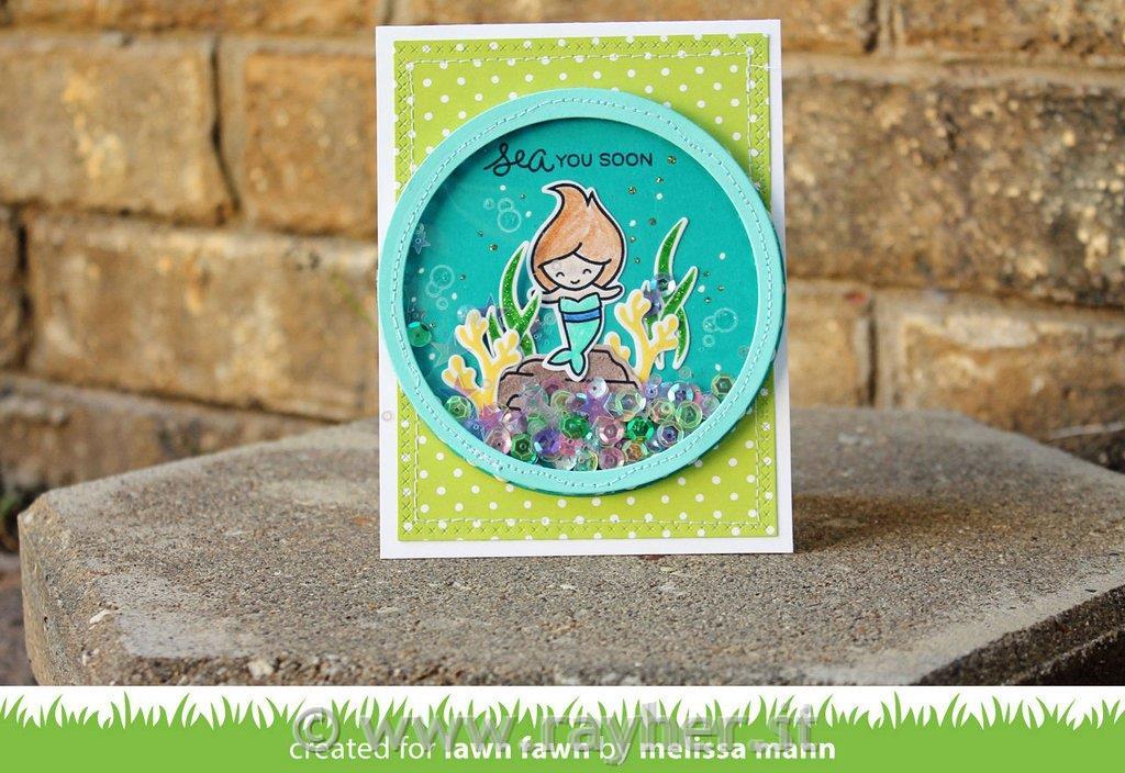 Štampiljke Lawn Fawn,Mermaid For You