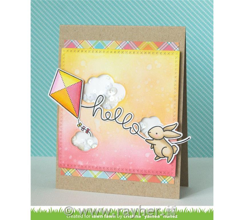 Štampiljke Lawn Fawn, Yay, Kites!