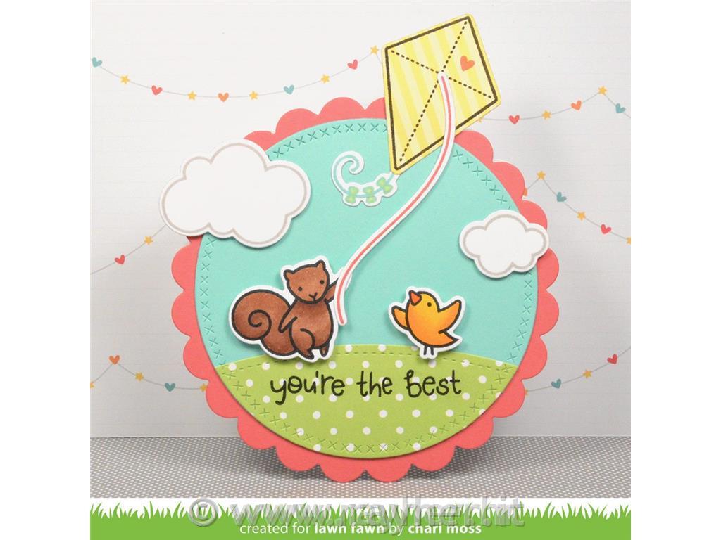 Štampiljke Lawn Fawn, Yay, Kites!