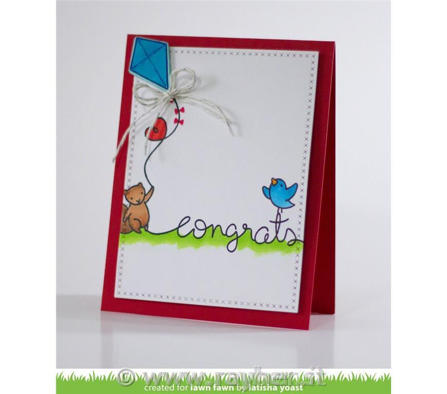 Štampiljke Lawn Fawn, Yay, Kites!