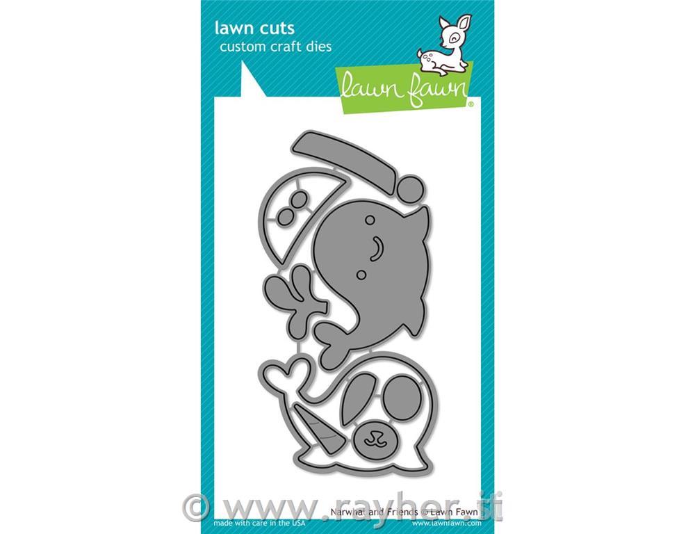 Fustella Lawn Fawn, Narwhal And Friends