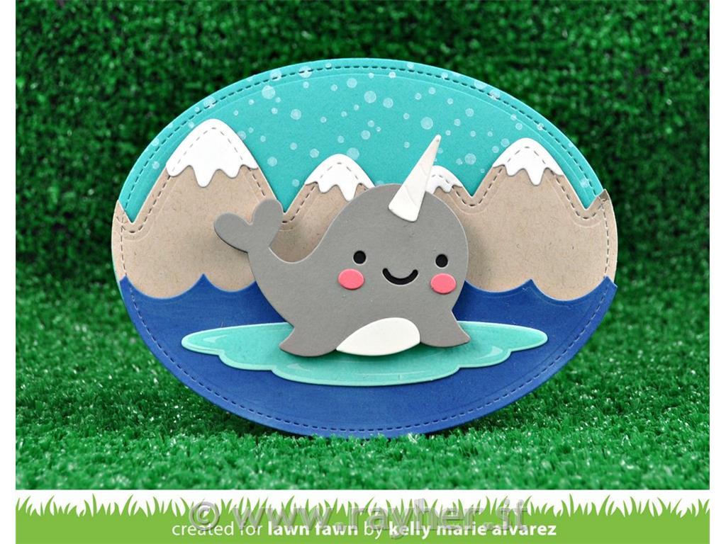 Fustella Lawn Fawn, Narwhal And Friends