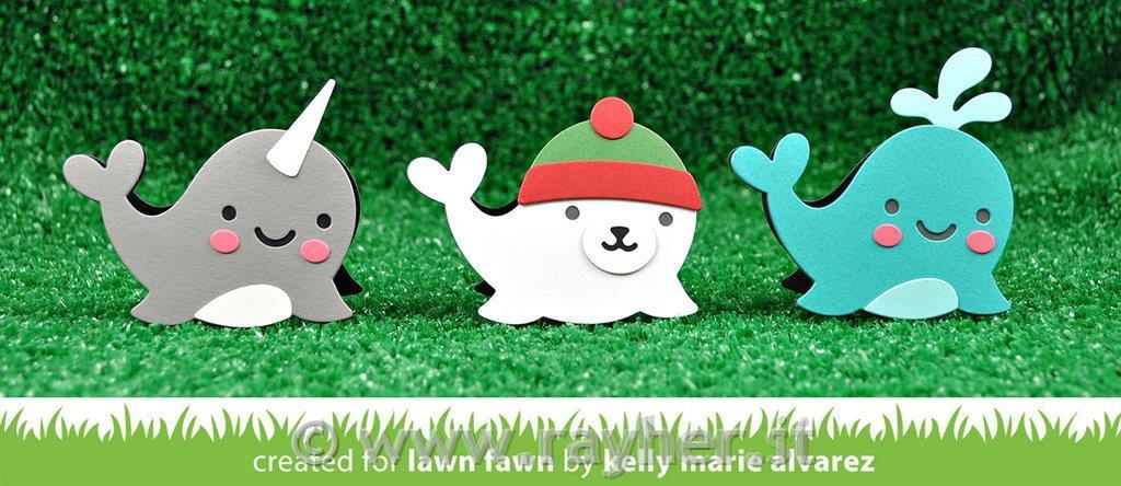 Fustella Lawn Fawn, Narwhal And Friends