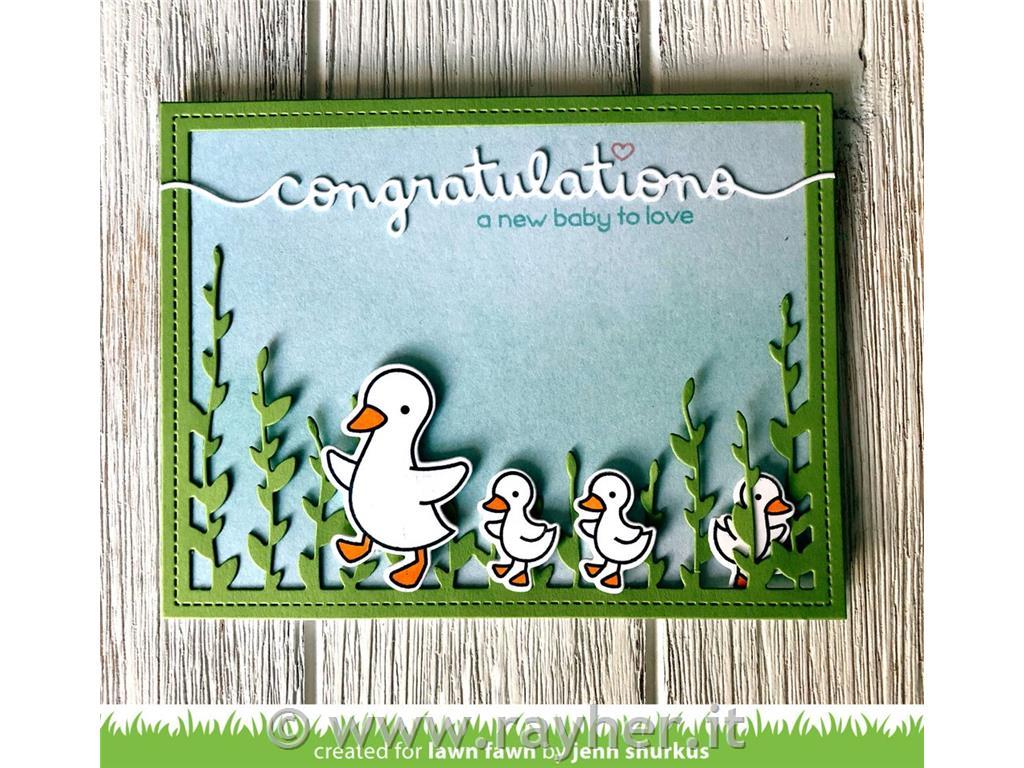 Fustelle Lawn Fawn,Rub-A-Dub-Dub