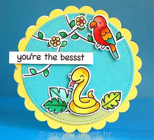 Štampiljke Lawn Fawn, Critters In The Jungle