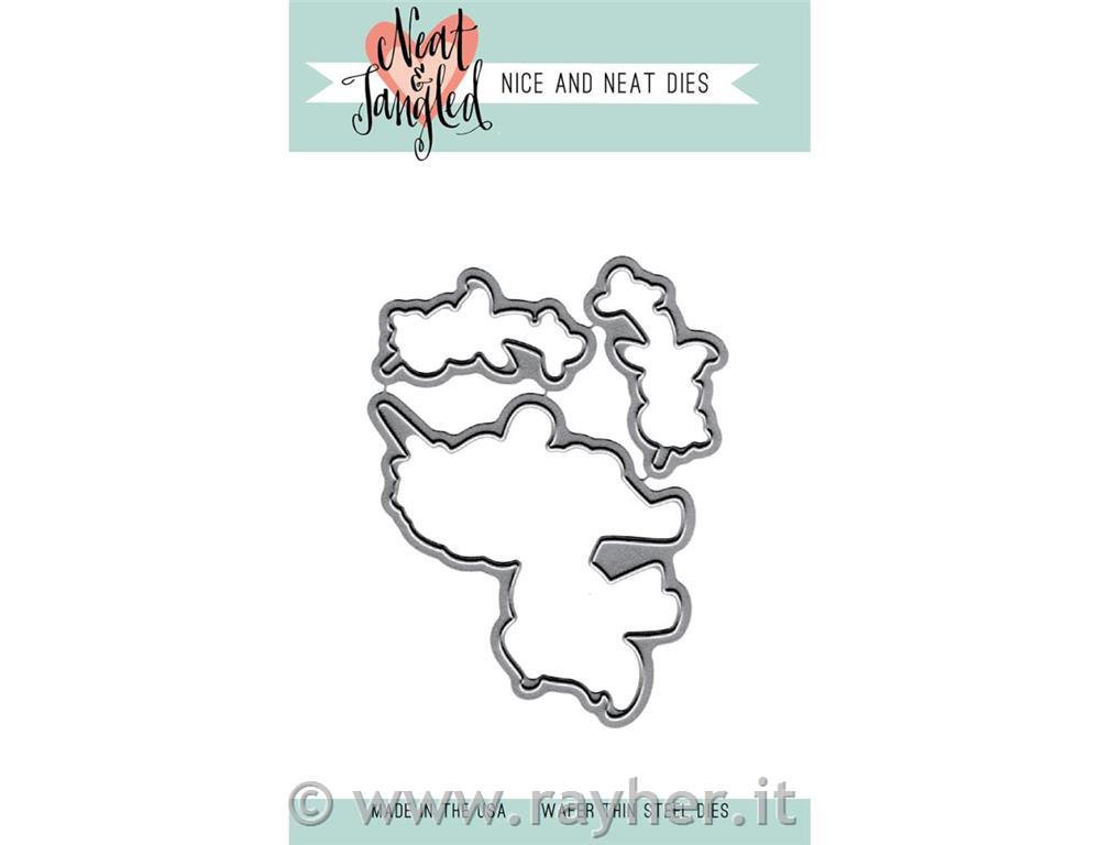 Neat & Tangled Clear Dies