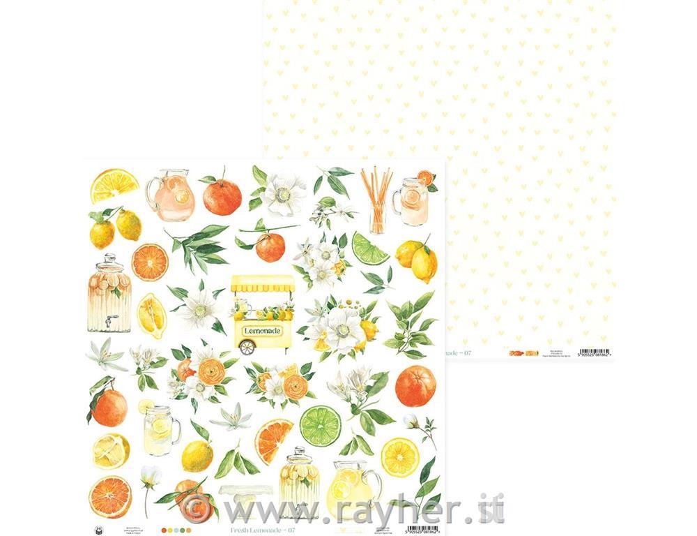 Carta scrapbook Lemonade