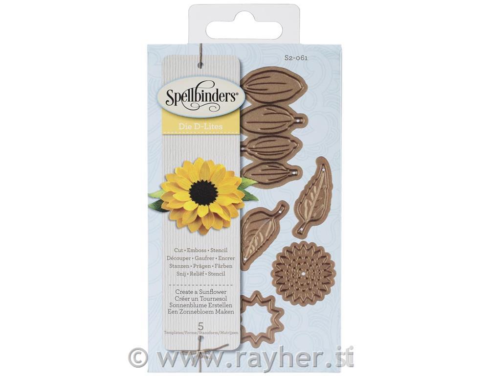Fustella Spellbinders D-Lites,Sunflower