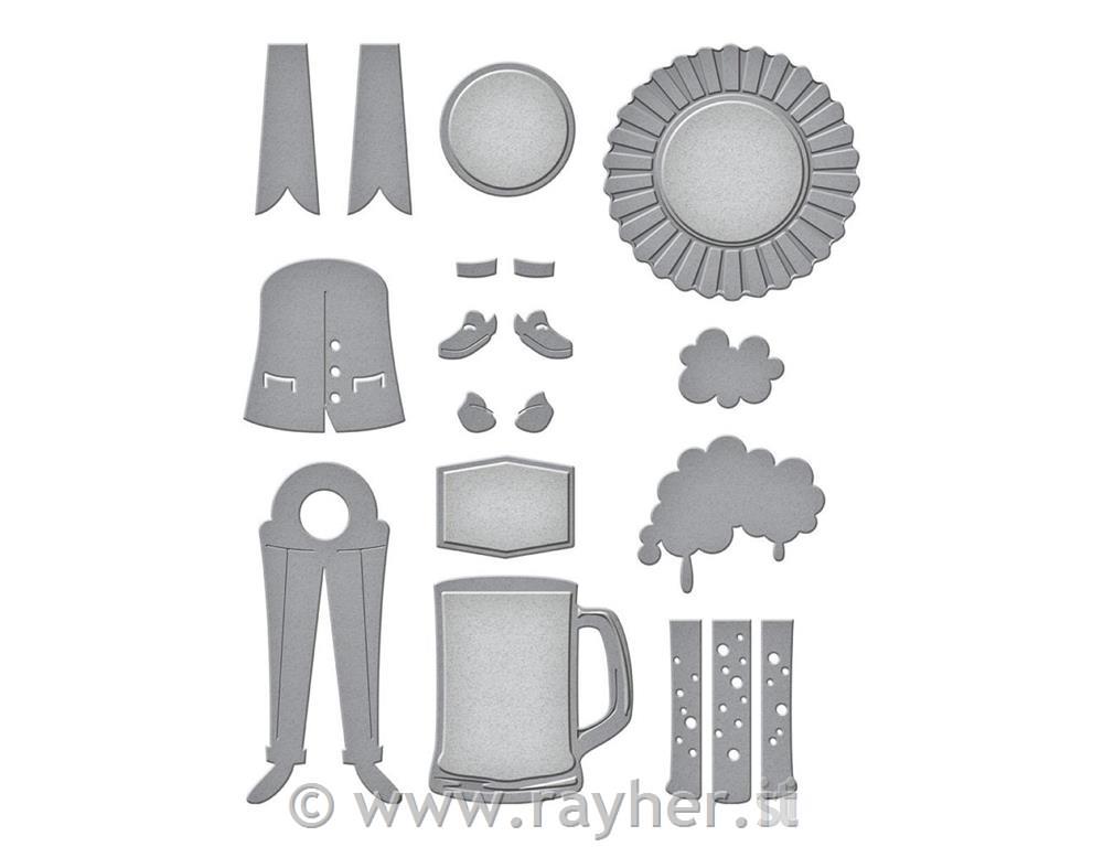 Šablone Spellbinders Let's dance, set 12