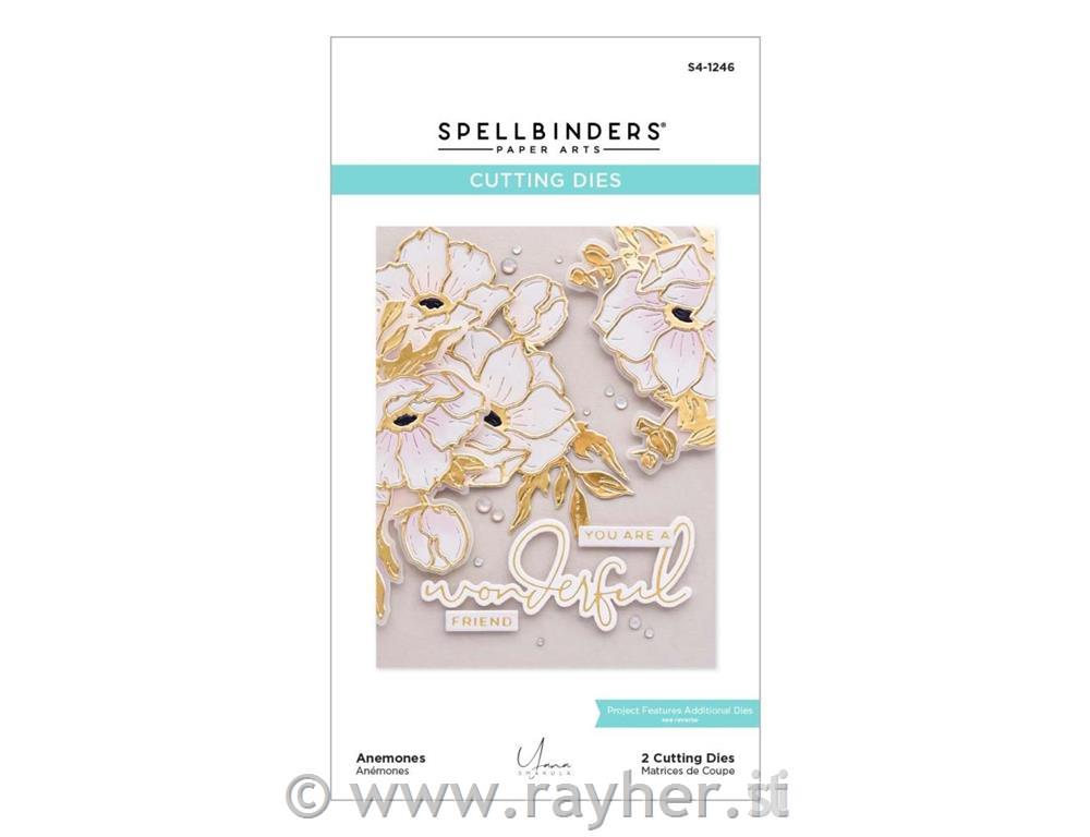 Šablona Spellbinders Etched Anemones