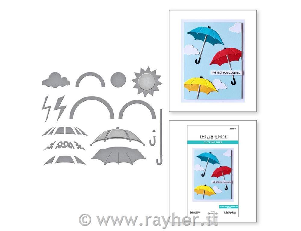 Fustella Spellbinders Rain or Shine, set18