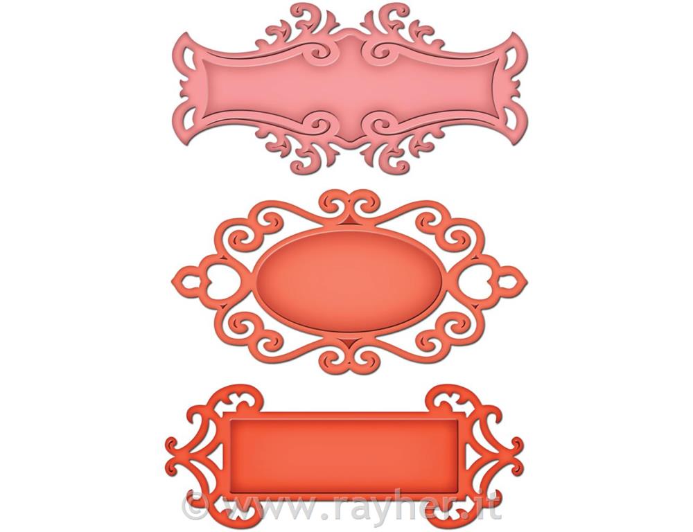 Fustella Spellbinders Shapeabail.,Etiche