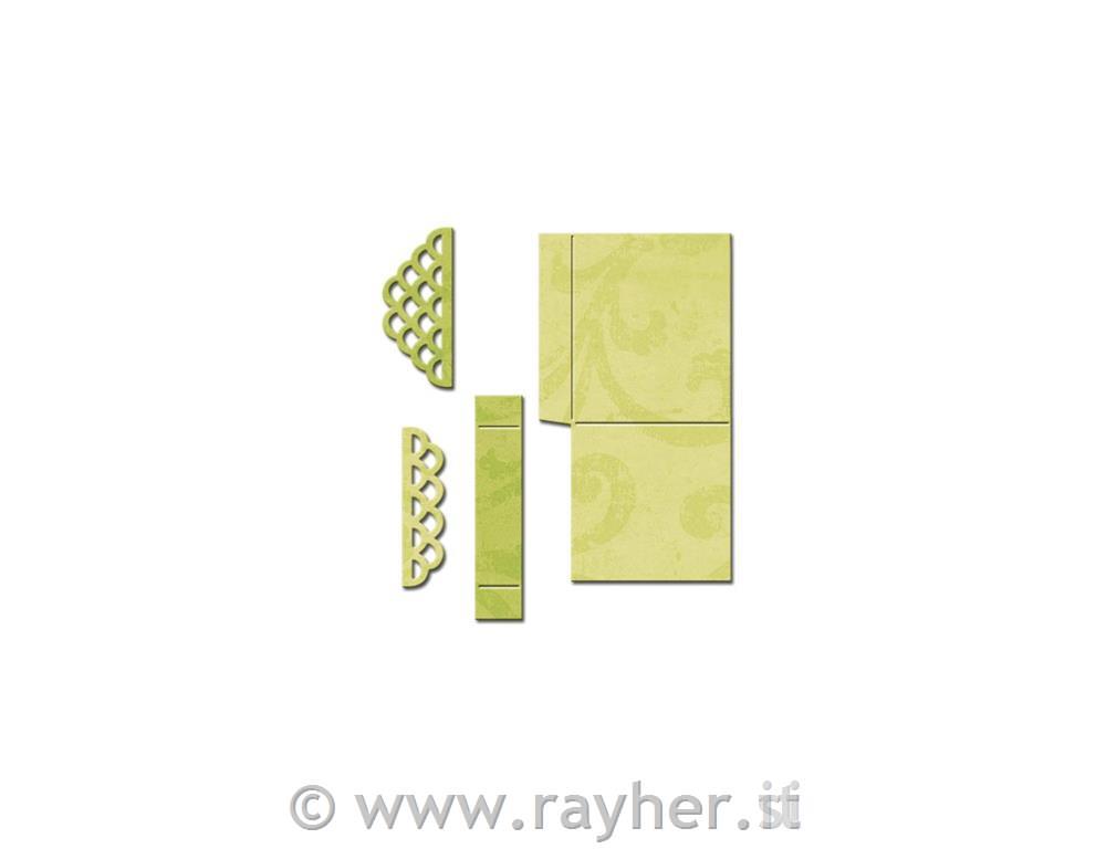 Spellbinders Shapeabilities DiesScalloped Pop Up Box