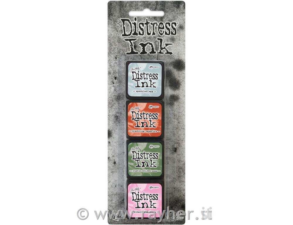 Blazinice za štampiljke Distress Ink, Kit 16