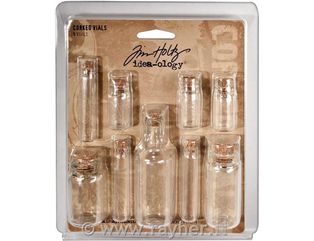 Idea-Ology Corked Glass Vials