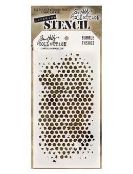 Tim Holtz Layered Stencil, Bubble