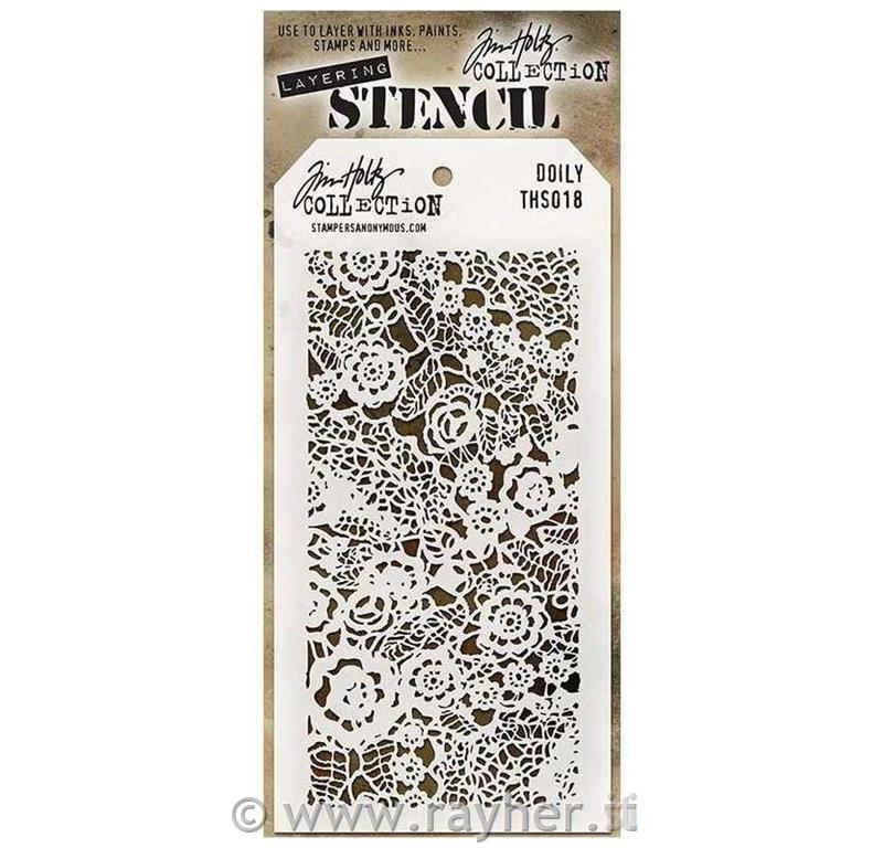 Tim Holtz Layered Stencil, Doily
