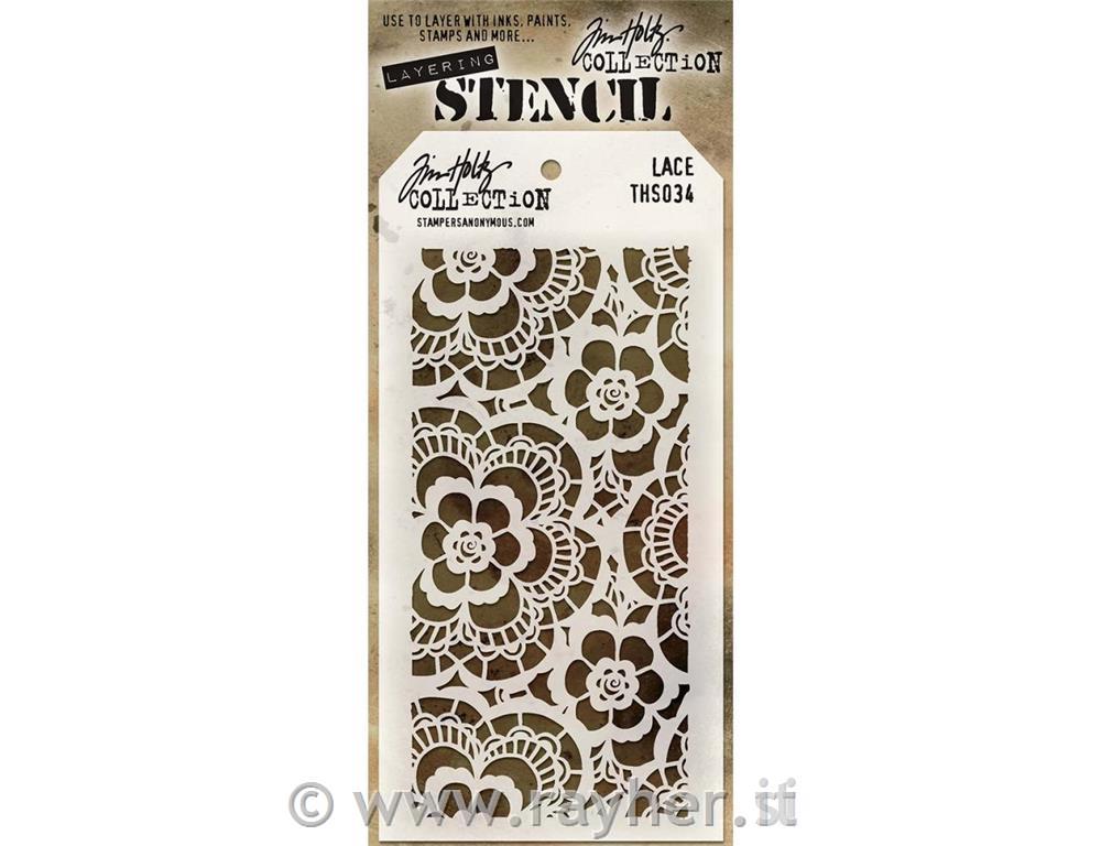 Tim Holtz Layered Stencil, Lace