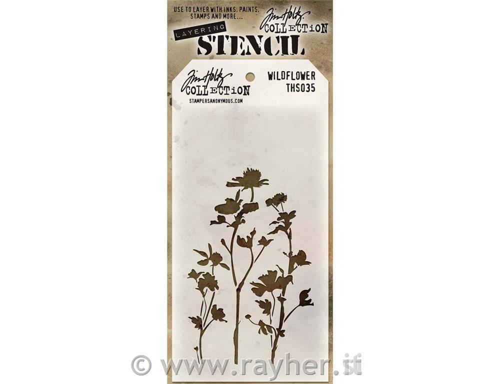 Šablona Tim Holtz Wildflower