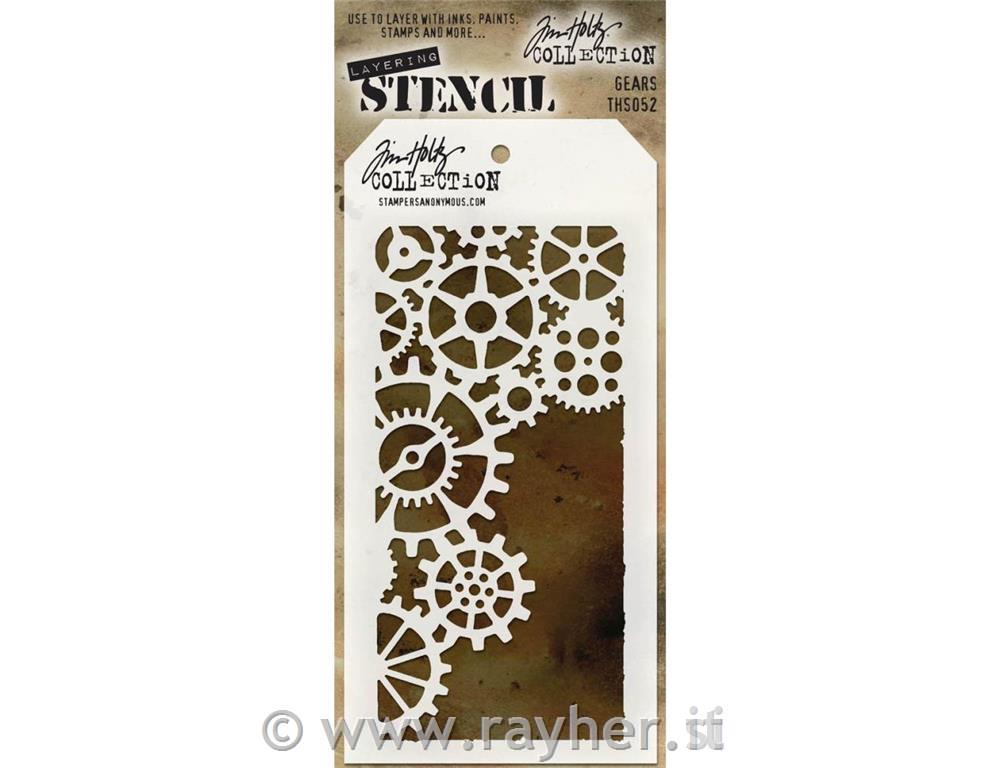 Šablona Tim Holtz Gears