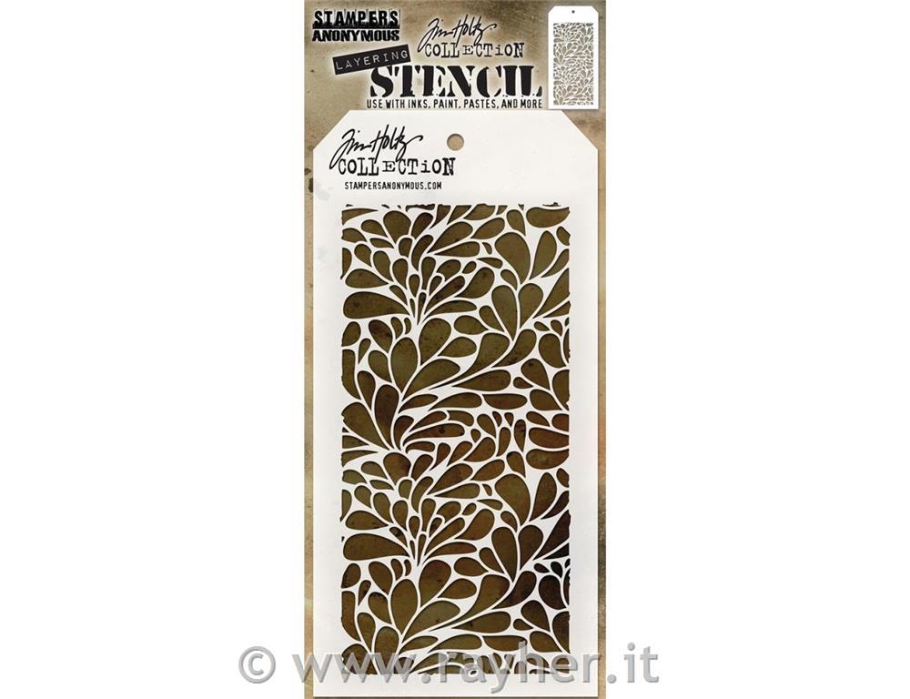 Tim Holtz Layered Stencil, Splash