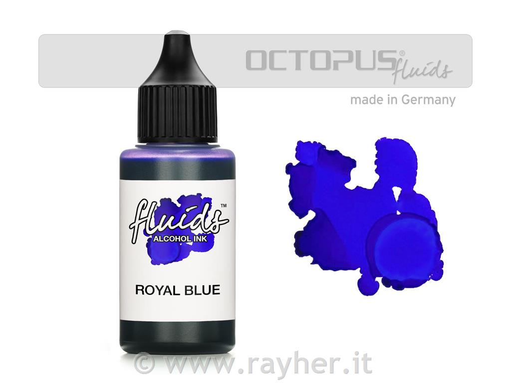 Inchiostro alcolico Fluids 30 ml, royal, colore traslucido