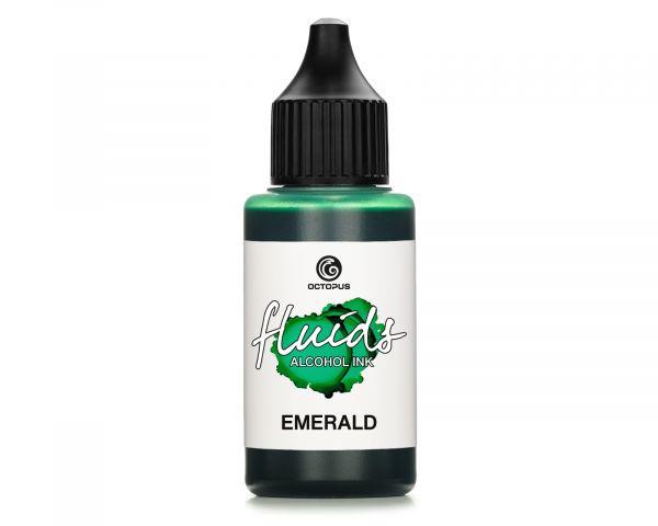 Alchohol Ink Fluids 30 ml, emerald, translucent colour