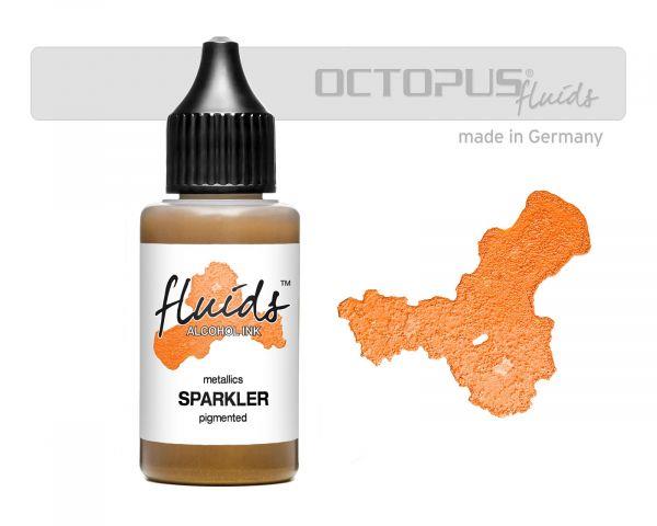 Alchohol Ink Fluids 30 ml, sparkler, metallic colour