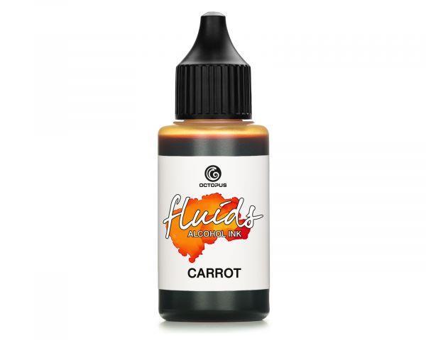 Alkoholni tuš Fluids 30 ml, carrot ,prosojen ton