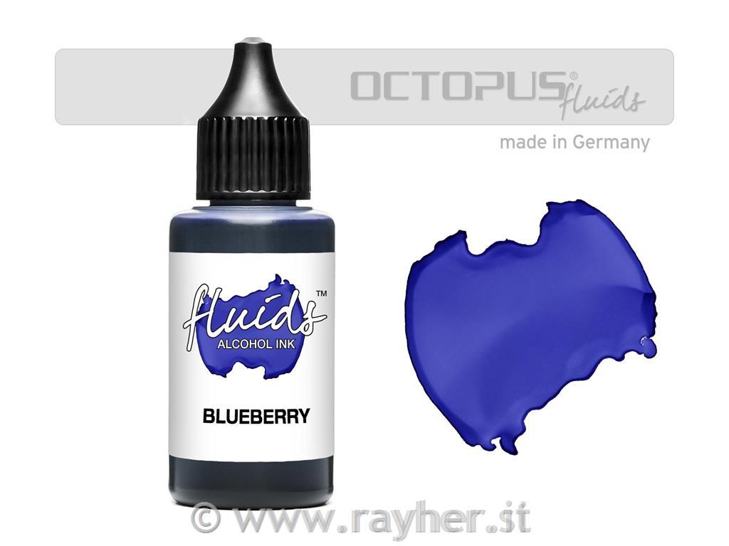 Inchiostro alcolico Fluids 30 ml, bluebe, colore traslucido