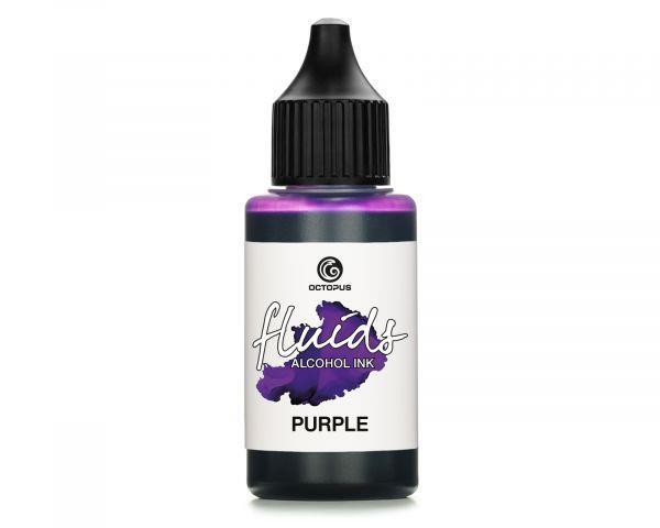 Inchiostro alcolico Fluids 30 ml, purple, colore traslucido