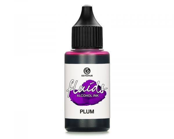 Alkoholni tuš Fluids 30 ml, plum ,prosojen ton