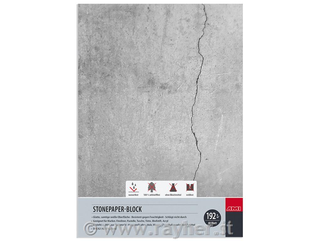 Skicirka Stonepaper A2 192g 40 listna