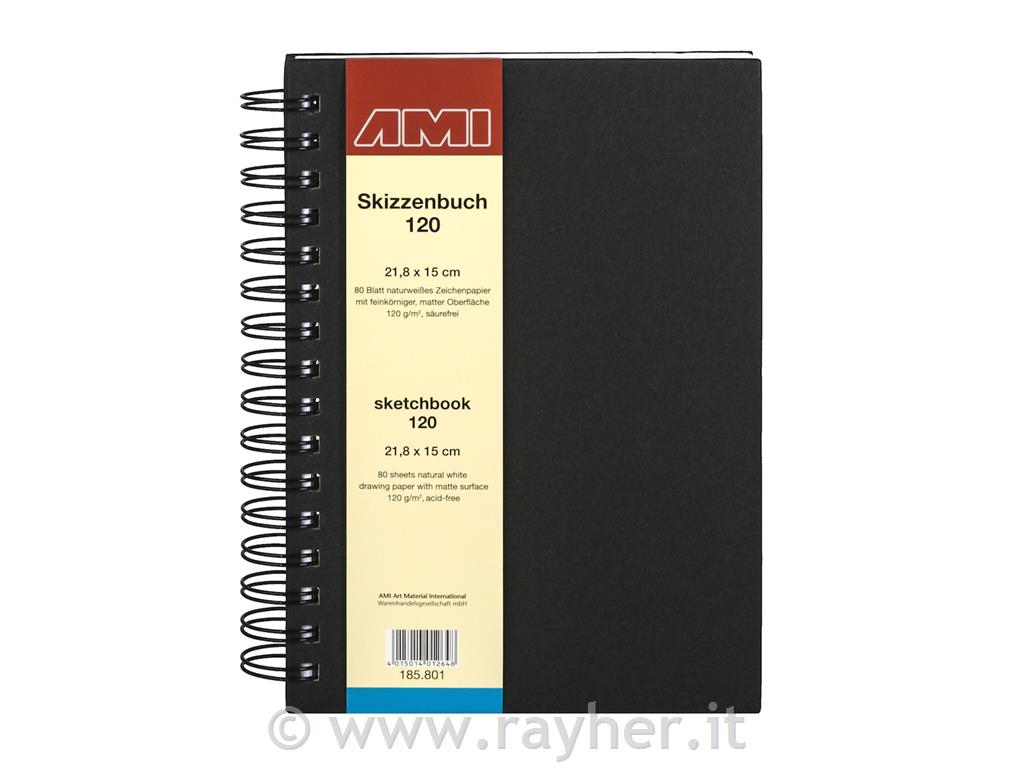Libro per schizzi con spirale Ami