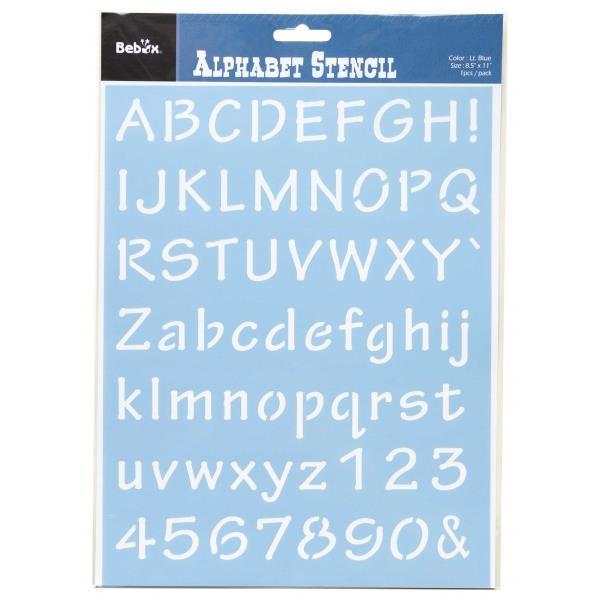 Stencil Alphabet VII