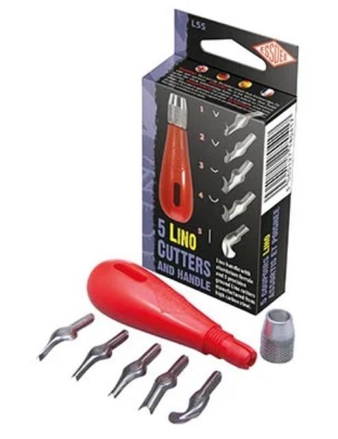 Sgorbie per linoleum (Manichetto in legn