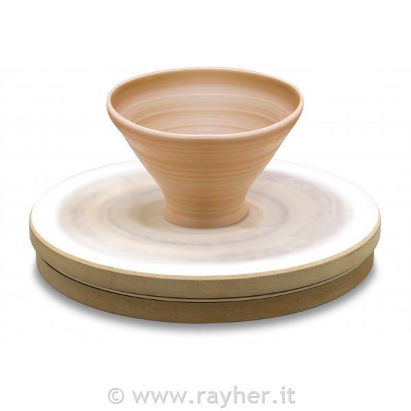 Tornio girevole per argilla 30cm