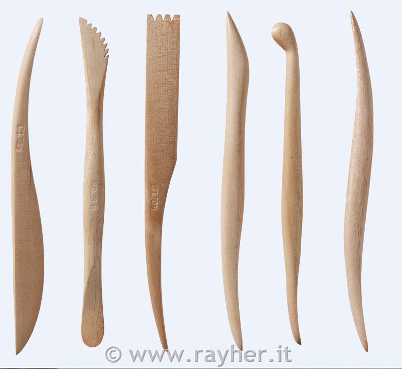 Stecche legno per scultura set n. 1