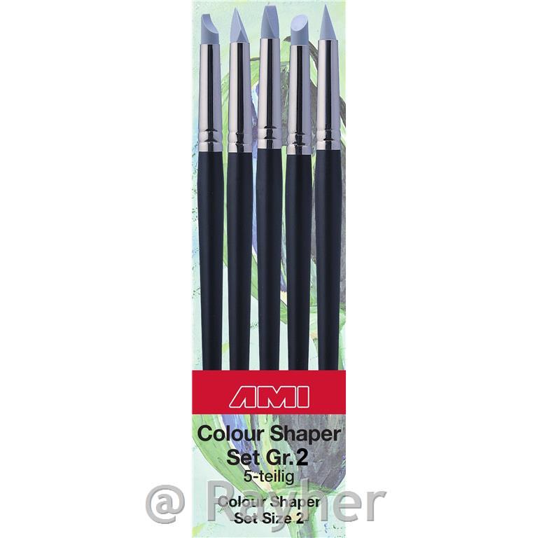 Colour Shaper pennelli 2 mm set 5