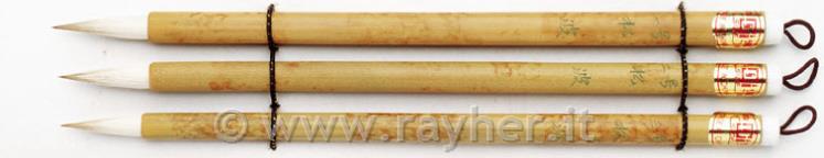 Pennello cinese s1006 n.1 - 3 pzcapra, pony