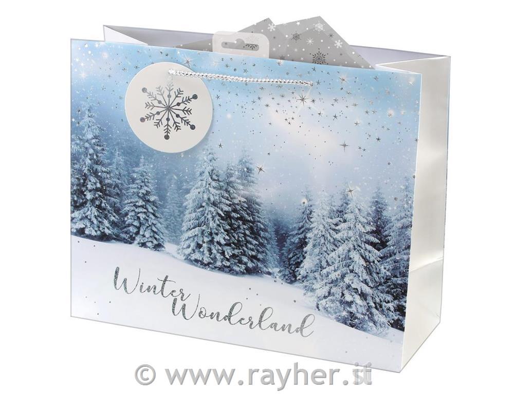 Sacchetto regalo Landscape, LDim.: 33 x 28.5 x 10 cm