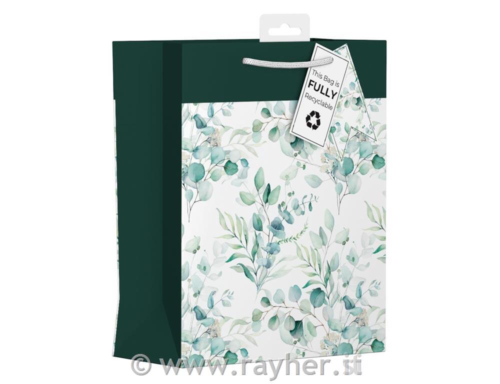 Darilna vrečka 21.5x28.5cm, Eucalyptus